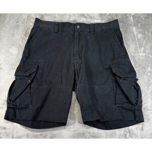 Polo Ralph Lauren Cargo Shorts Mens 38 Black Classic Chino Cotton